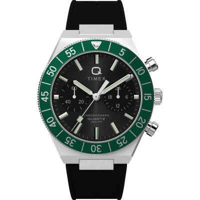 Timex Q TW2Y56100 Q Timex Continental Chronograph Horloge