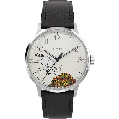 Timex X Peanuts TW2Y85600 Waterbury Classic - Peanuts Horloge