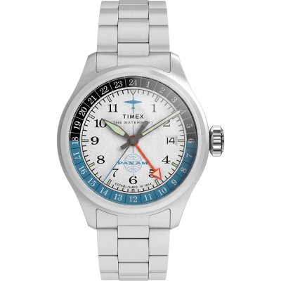 Timex Re-Issues TW2Y94600 Pan Am® x Waterbury GMT Horloge