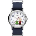Timex X Peanuts TW6A00400 Weekender® Charlie Brown Christmas Horloge